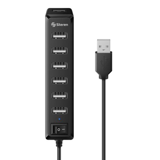 HUB USB de 7 puertos Steren USB-537