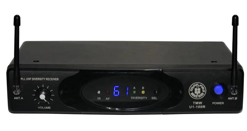 MICROFONOS TOPP PRO DIADEMA-SOLAPA TMW-U1.100LTHSG