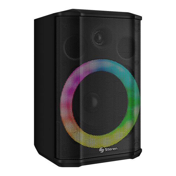 Mini bafle de 5.5" 600 W PMPO Bluetooth* con batería recargable BAF-0610