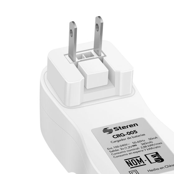 CARGADOR PARA BATERIAS STEREN AA/AAA NIMH/2 BAT.AA CRG-005