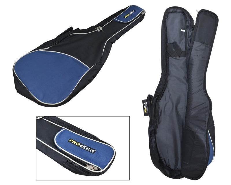 FUNDA GUITARRA PROLOK ORION-D0123-BK-BL-NEGRO AZUL