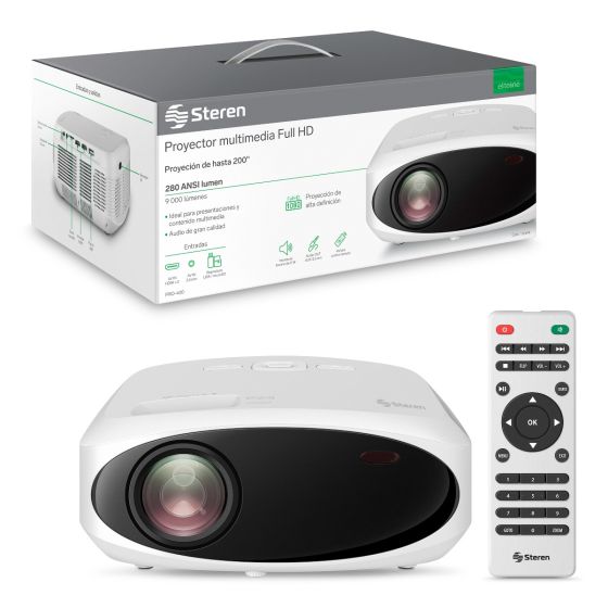 PROYECTOR MULTIMEDIA FULL HD 9000LM PRO-400