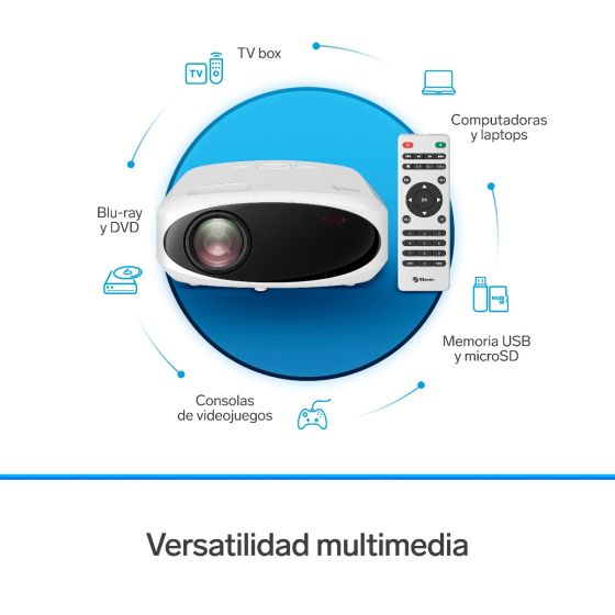 PROYECTOR MULTIMEDIA FULL HD 9000LM PRO-400