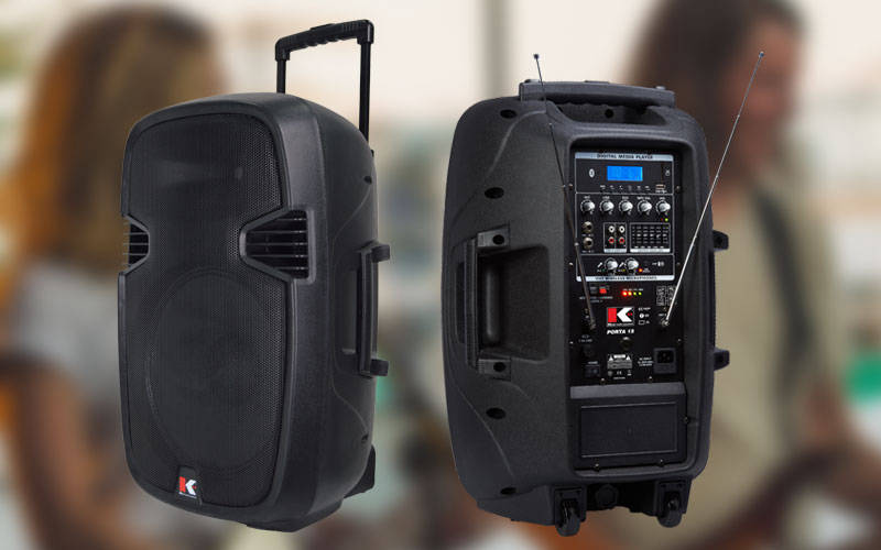 Bocina activa Kohlt recargable PORTA 15
