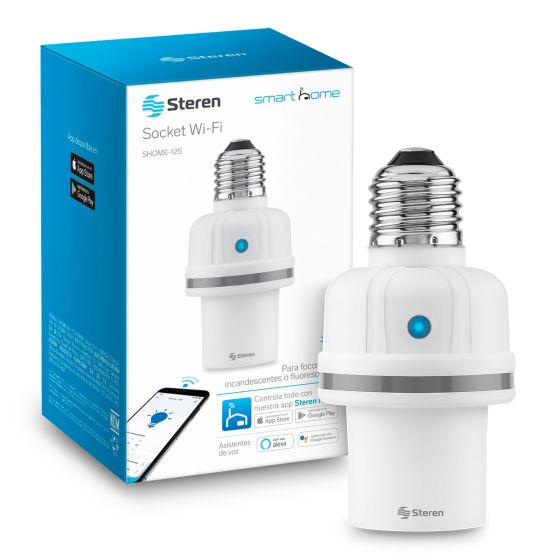 SOCKET PARA LUZ CON WI-FI STEREN SHOME-125