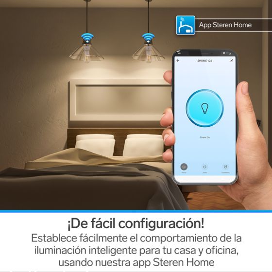 SOCKET PARA LUZ CON WI-FI STEREN SHOME-125