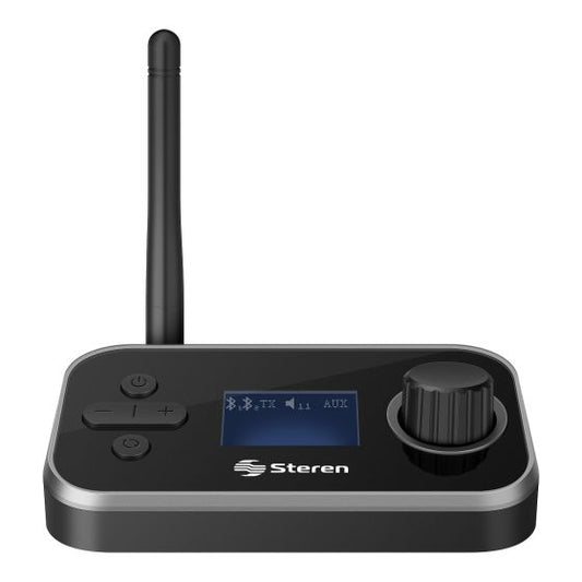 Transmisor / receptor de audio Bluetooth multipunto con reproductor microSD Steren POD-180