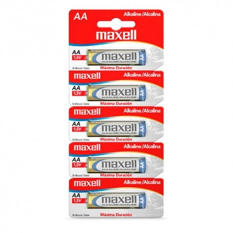 BATERIA AA ALCALINA MAXELL UNIDAD AA-5TS