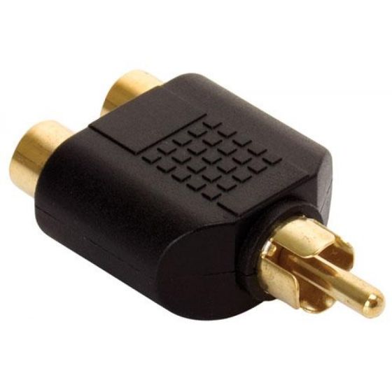 Adaptador elite de plug RCA a 2 jack RCA Steren 252-010