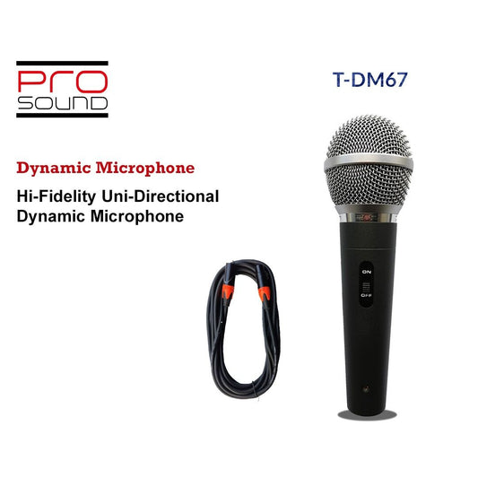 Micrófono Dinámico Voces Pro Sound T-DM67