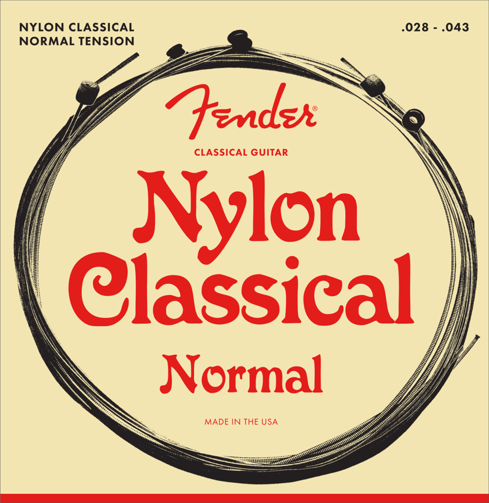 CUERDA JUEGO GUITARRA CLASICA NYLON FENDER 28 43 FJCN2843