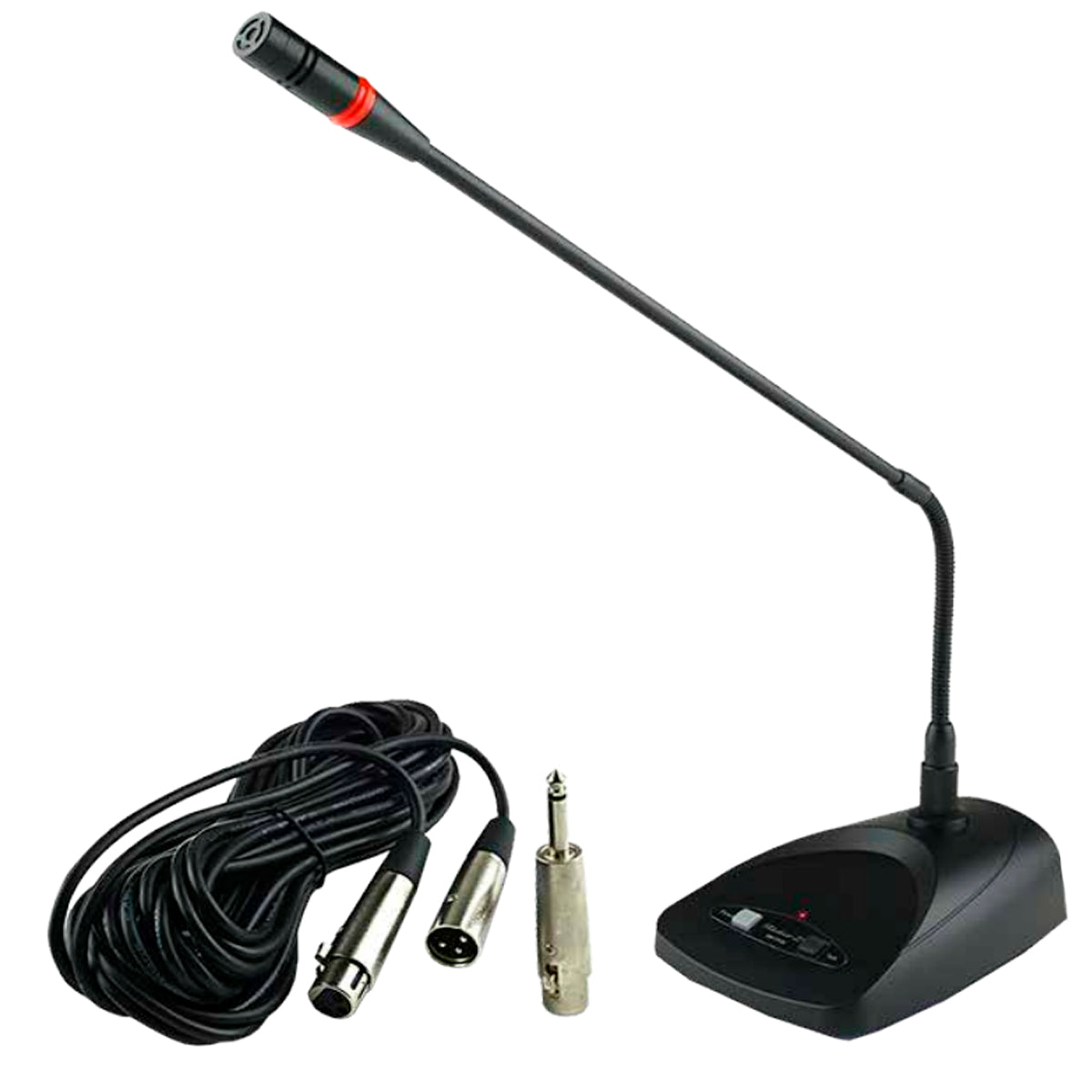Micrófono Studio Z DM-35ULN con base cuello de ganso – Musicasa