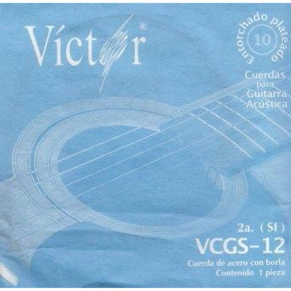 CUERDA METAL ACUSTICA #2 VICTOR VCGS-12-CM2