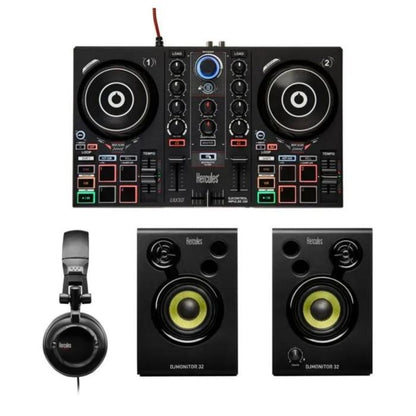KIT CONTROLADOR DJ HERCULES