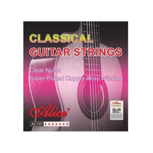 CUERDA JUEGO GUITARRA CLASICA ALICE AC107-N