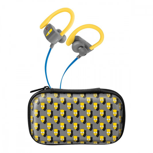 Audífonos Bluetooth Sport Free con cable Los Simpson Bart AUD-795/S