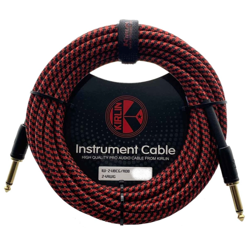 CABLE PARA INSTRUMENTO KIRLIN IW-241BCG-10M/ TELA RDB ROJO