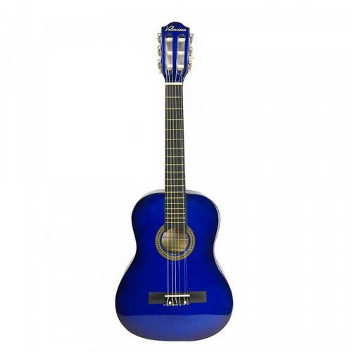 GUITARRA CLASICA VALENCIANA AZUL / NEGRO CON FUNDA GV-AC851LBR