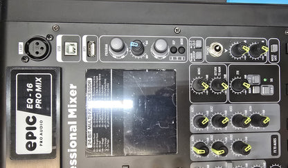 CONSOLA EPIC PASIVA 16 CANALES EQ-16 PRO MIX