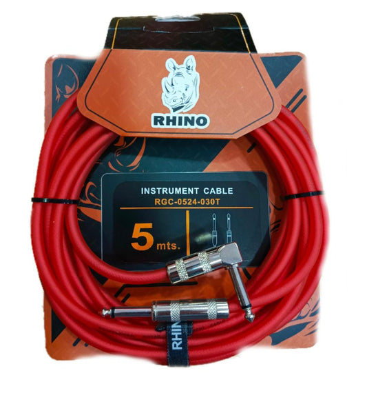 CABLE INSTRUMENTO RHINO RGC 0524 030T 5M TRANSP