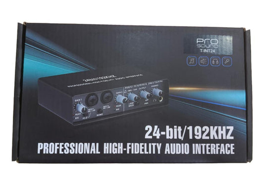 INTERFAZ DE AUDIO T-INT24 PRO-SOUND