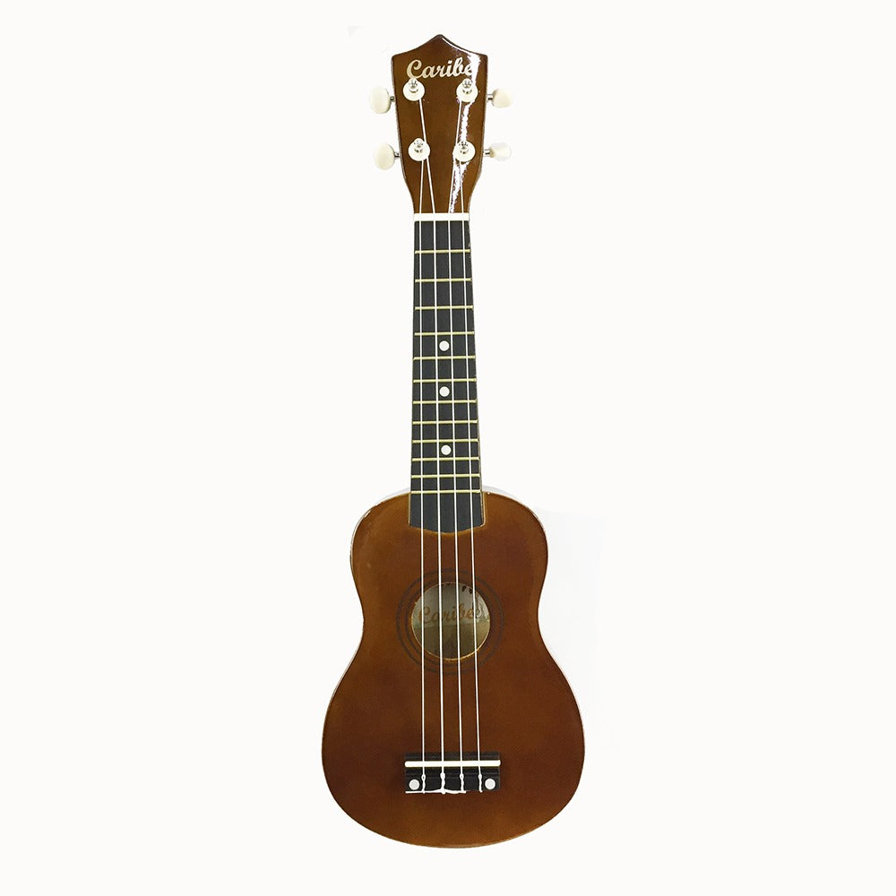 UKELELE CARIBE SOPRANO CARAMELO CON FUNDA UC-AU01-21LB