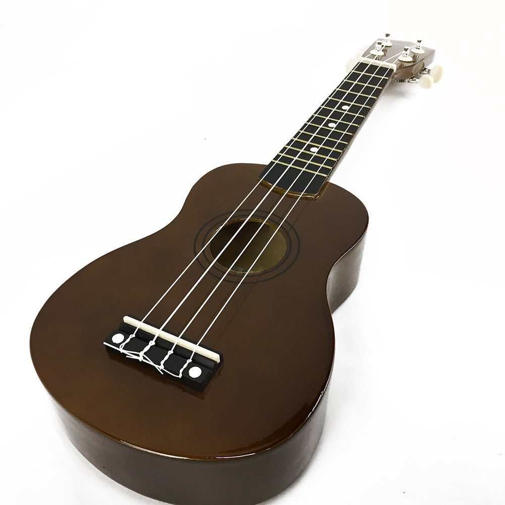 UKELELE CARIBE SOPRANO CARAMELO CON FUNDA UC-AU01-21LB