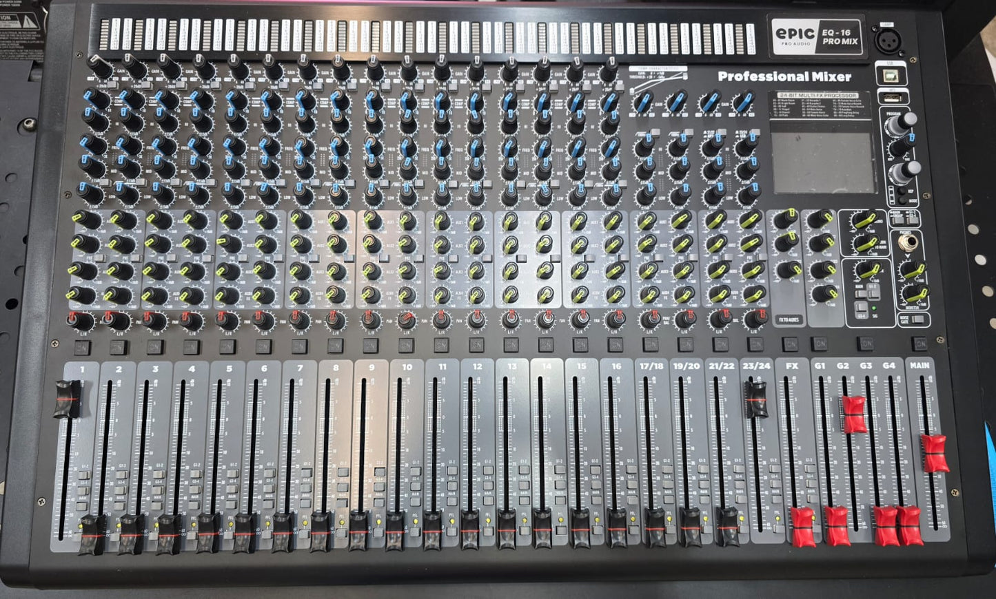 CONSOLA EPIC PASIVA 16 CANALES EQ-16 PRO MIX