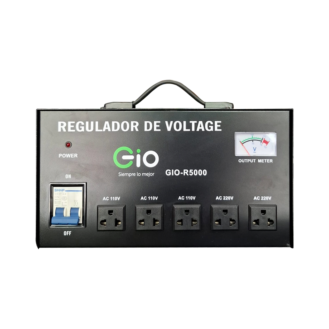 Regulador de voltaje GIO de 5000 Watts GIO-R5000