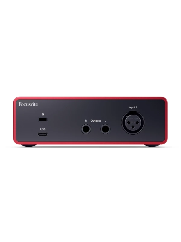 SCARLETT SOLO [G4] INTERFAZ DE AUDIO USB C, 2-in/2-out, 24-bit/192kHz. FOCUSRITE