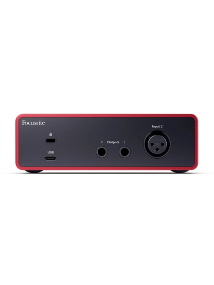 SCARLETT SOLO [G4] INTERFAZ DE AUDIO USB C, 2-in/2-out, 24-bit/192kHz. FOCUSRITE