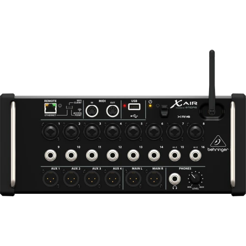 XR16 X AIR CONSOLA DIGITAL 16-Canales 8-Preamps MIDAS PROGRAMABLES, MODULO WIFI INTEGRADO BEHRINGER