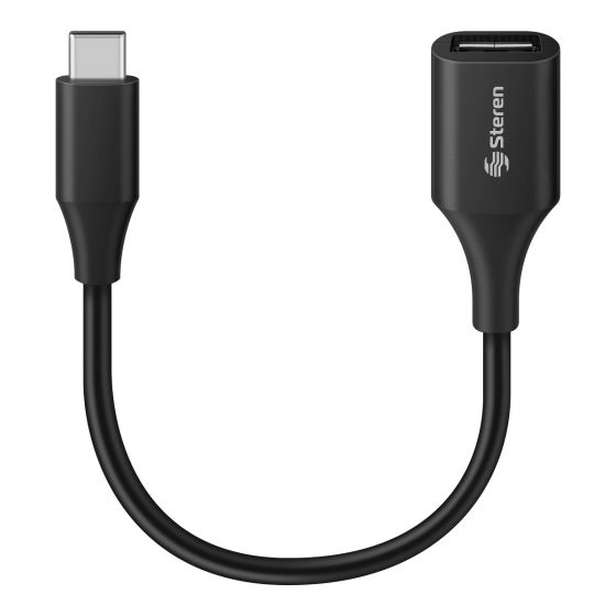 Adaptador plug USB C a jack USB 3.0 Steren USB-470