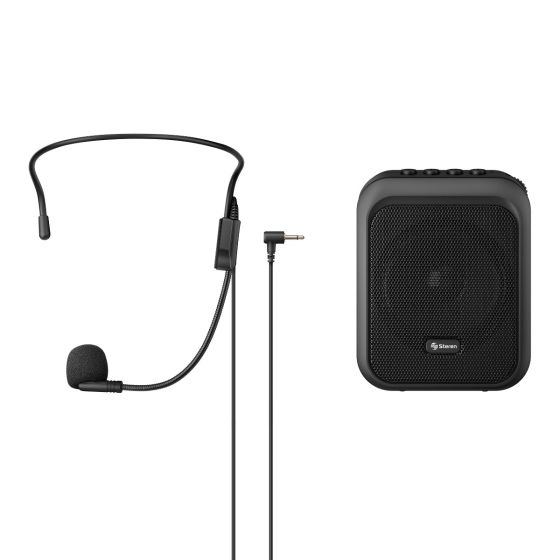 AMPLIFICADOR STEREN DE VOZ PORTATIL BT-USB RECARGABLE AMP-050