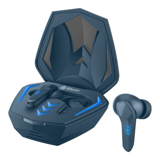 Audífonos Bluetooth* FreePods Touch True Wireless para Gamers, azules Steren AUD-7450AZ