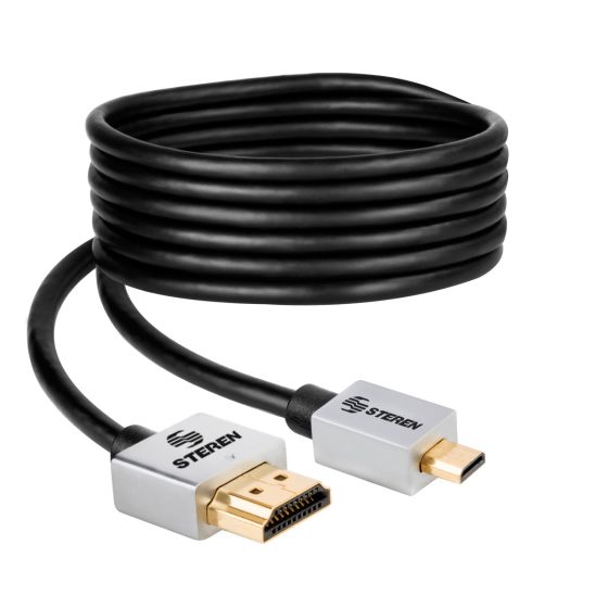 CABLE ULTRASLIM HDMI A MICRO HDMI 1.8M STEREN 295-826