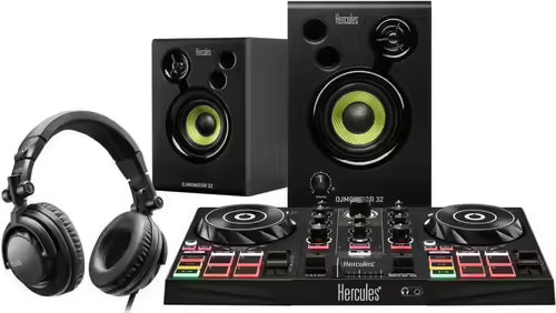 KIT CONTROLADOR DJ HERCULES