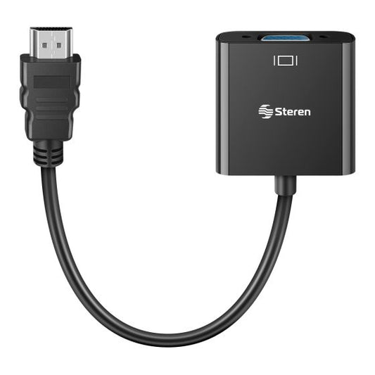 CONVERTIDOR STEREN AUDIO 7 VIDEO HDMI A VGA P/PC 208-151