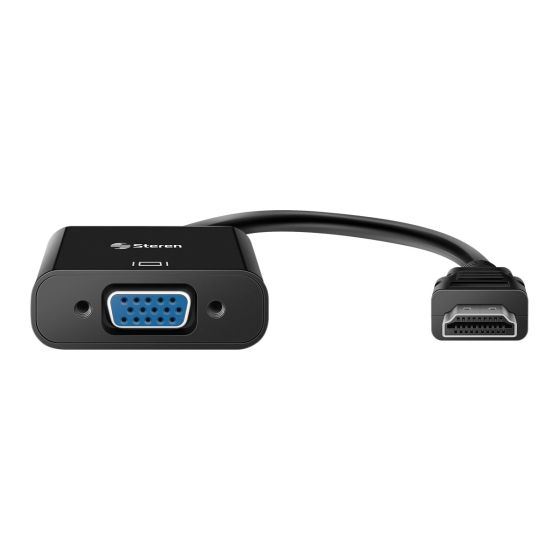 CONVERTIDOR STEREN AUDIO 7 VIDEO HDMI A VGA P/PC 208-151