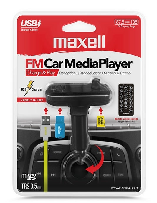 TRANSMISOR MAXELL FM CAR MEDIA PLAYER A007849