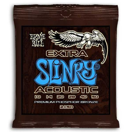 CUERDA JUEGO GUITARRA ACUSTICA METAL ERNIE BALL .10 EB2150