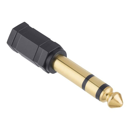 Adaptador elite de jack 3,5 mm a plug 1/4, estéreo Steren 252-160