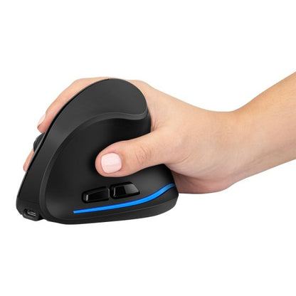 MOUSE INALAMBRICO VERTICAL STEREN COM-5730 BAT. RECARGABLE