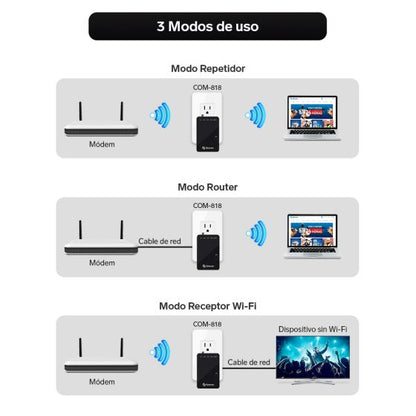 REPETIDOR STEREN DE WIFI COM-818