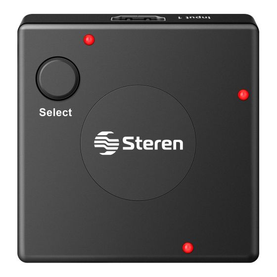 SELECTOR HDMI STEREN SEMI AUTOMATICO DE 3 PUERTOS 200-383