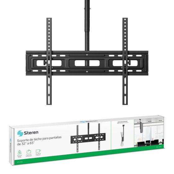 Soporte de techo para pantallas de 32” a 83” Steren STV-065