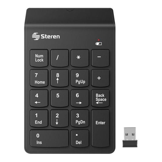 TECLADO PARA PC NUMERICO INALAMBRICO STEREN COM-633