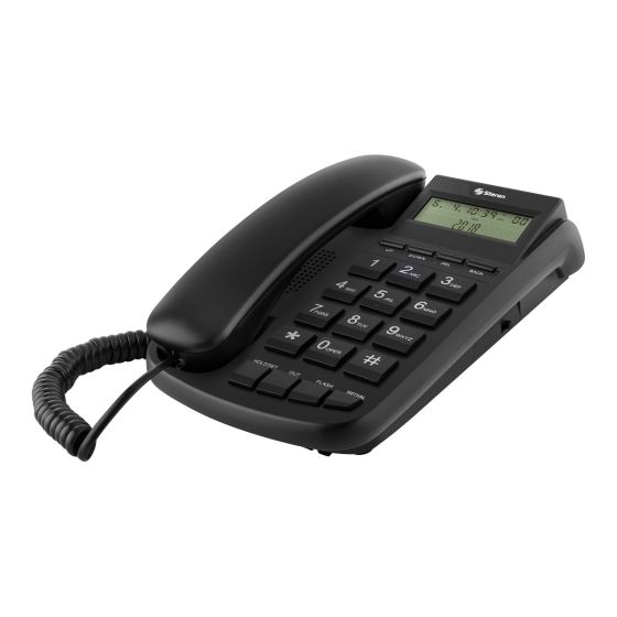 Teléfono con pantalla y teclado grande Steren TEL-225