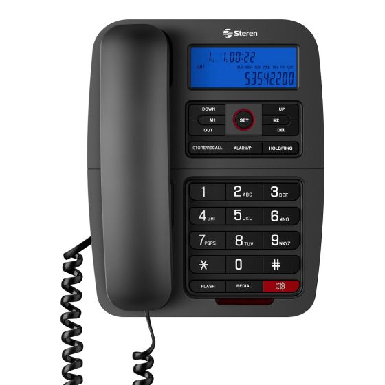 TELEFONO STEREN CON PANTALLA Y LUZ TEL-235