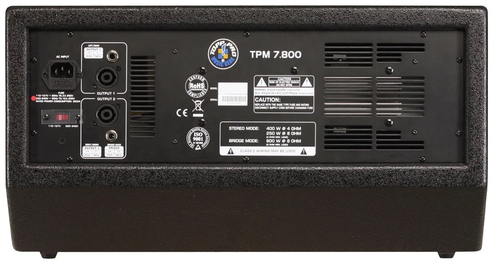 Amplificador Topp Pro TPM7.800